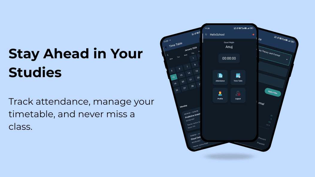 Student Timer Running Screen